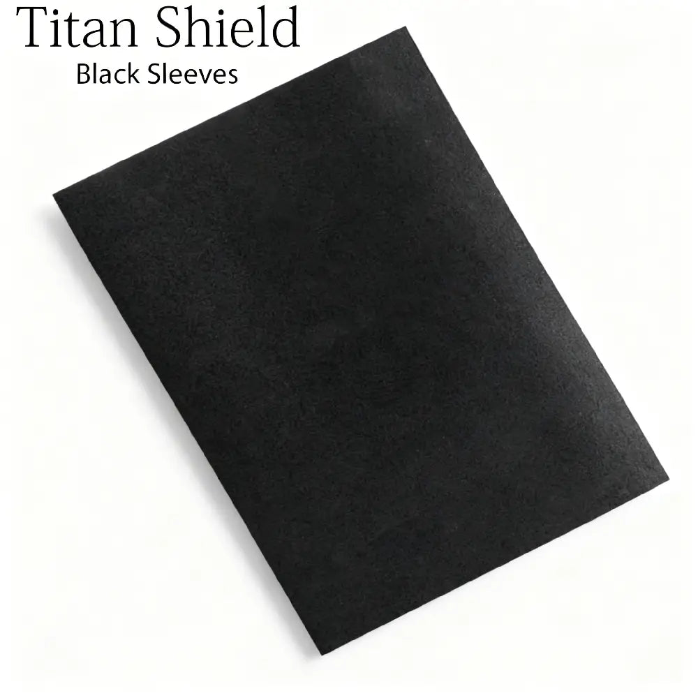 titanshield card sleeves TitanShield Black Matte Card Sleeves - Sentinel
