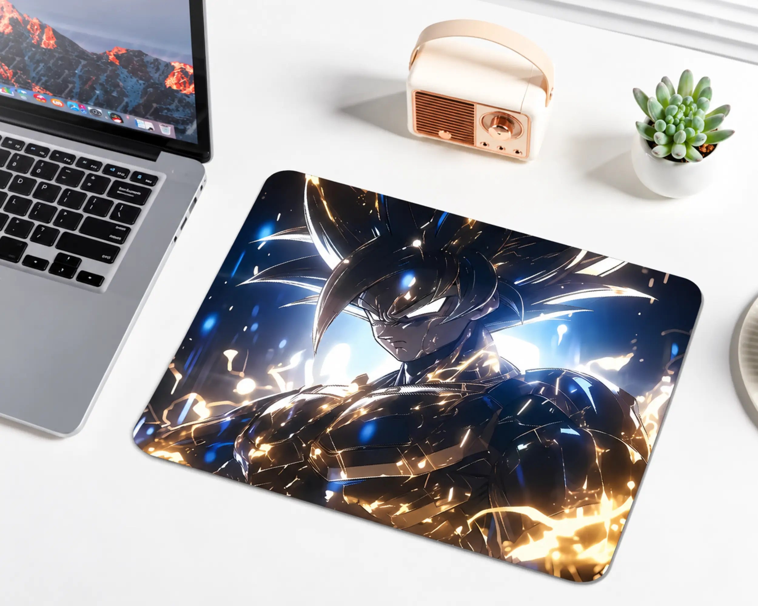 Ultra Instinct Goku Dragon Ball Super Gaming Mouse Pad | TCGVault