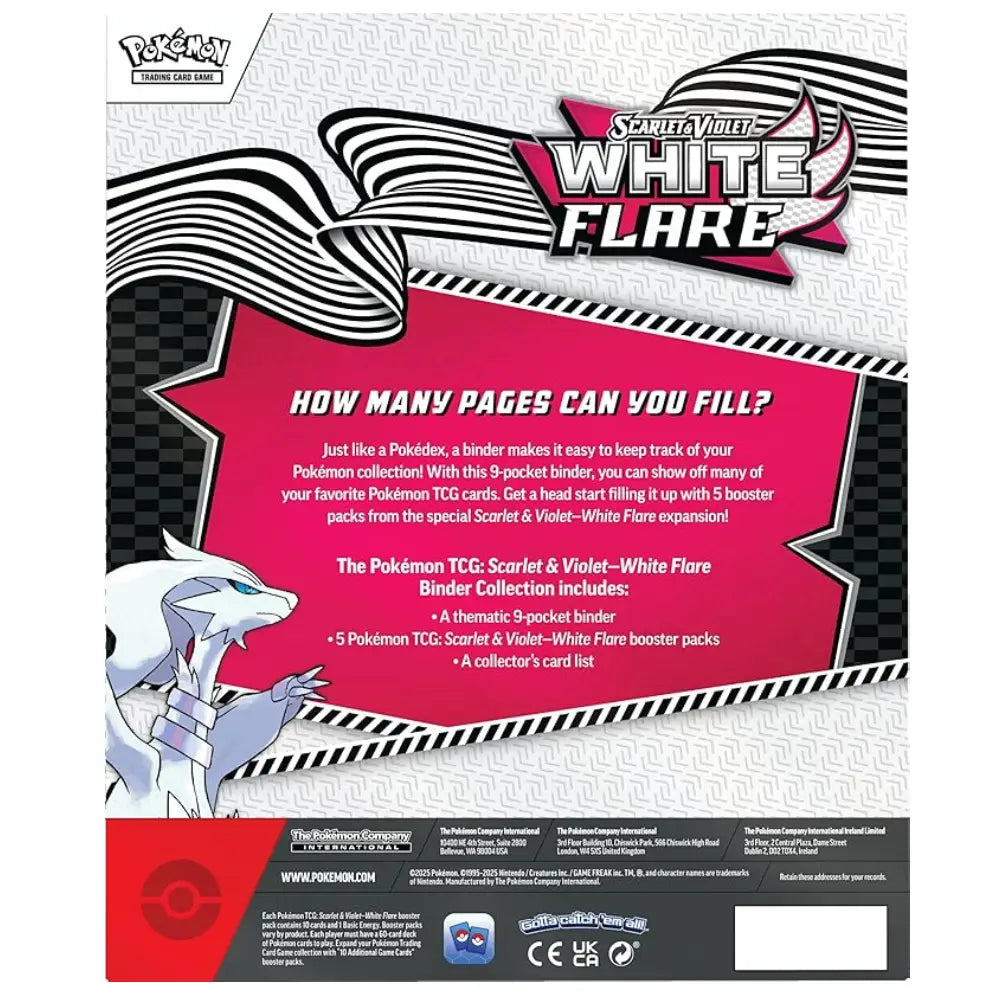 Pokémon Scarlet & Violet 10.5 White Flare Binder Collection - TCGVault