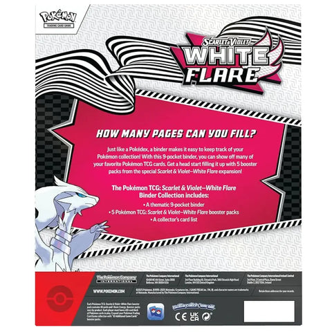 Pokémon Scarlet & Violet 10.5 White Flare Binder Collection - TCGVault