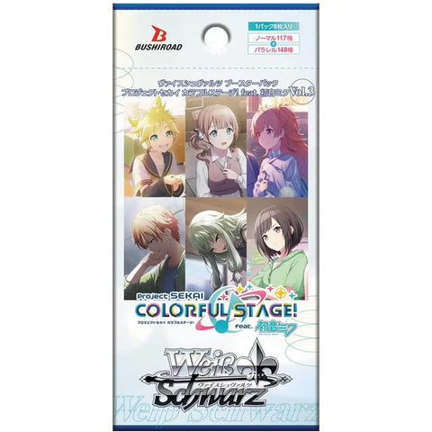 Weiss Schwarz Project Sekai Vol 3 Booster Pack Japanese Anime Cards Sealed TCG Pack - TCGVault
