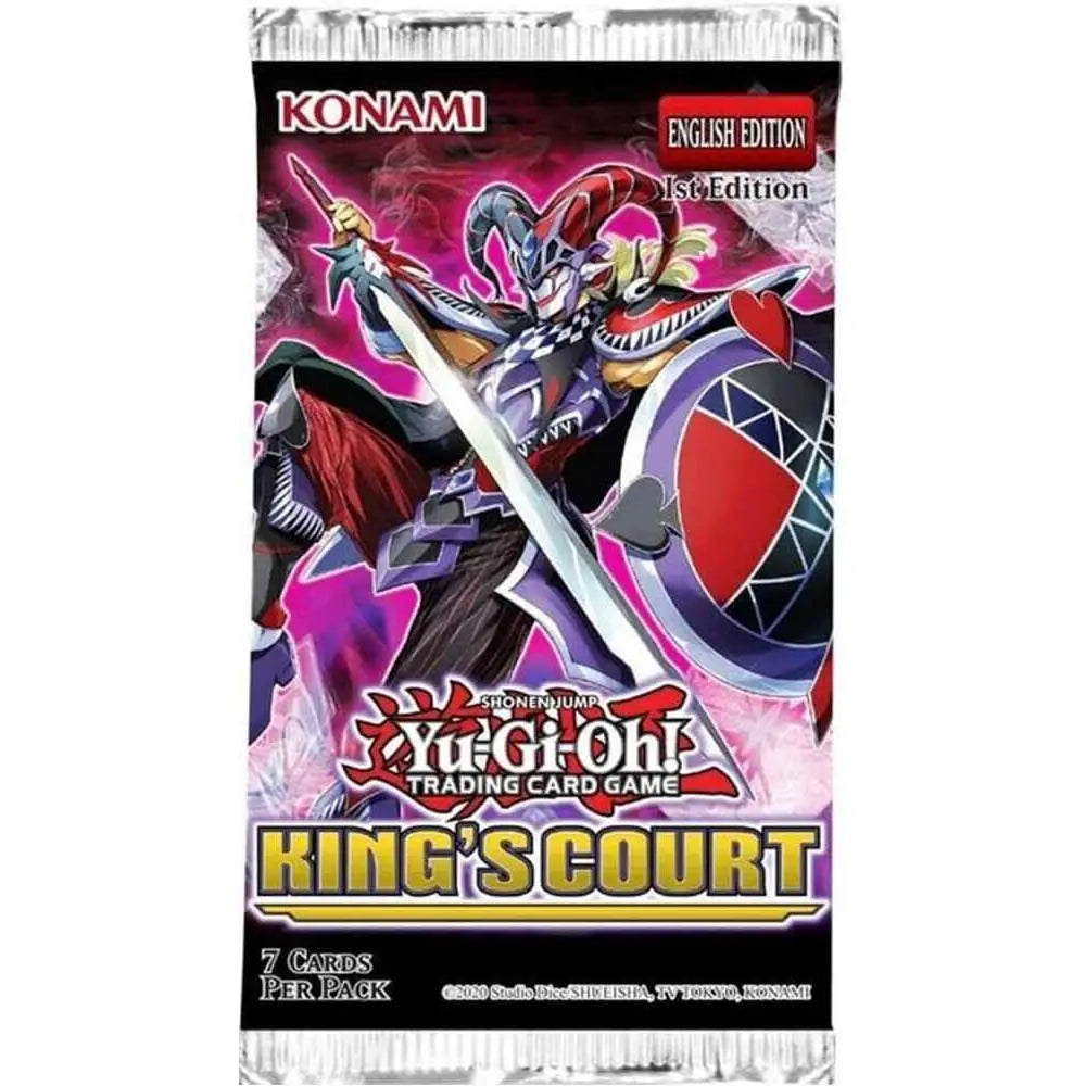 yugioh king's court booster box Yu-Gi-Oh TCG King's Court Card Pack