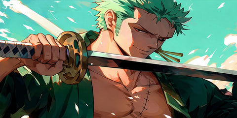 Zoro Sword Master Anime Mouse Pad Katana Focus Desk Mat - TCGVault