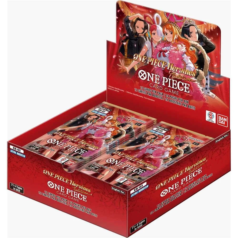 ONE PIECE Card Game – EB-03 Heroines Edition Booster Box + Dash Pack | English
